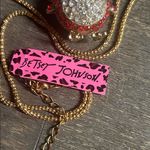 Betsey Johnson Gold and Red Penguin Necklace Photo 1