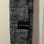 NHL LA Kings Black and White Infinity Scarf Photo 0