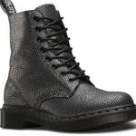 Dr. Martens 1460 Metallic Pebble Pascal 'Black Silver' Photo 0