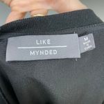 Lyke Mynded Wolf Top Short‎ Sleeve Black Sz Medium Relaxed Fit Lightweight Shirt Photo 2