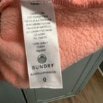 Sundry  For Evereve Size 0 Crewneck Sweatshirt Pullover Colorblock Preppy Casual Photo 3