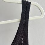 Black Crochet Beach Coverup, Maxi Dress, Size Medium/Large Photo 14