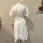 Who What Wear  White Mini Dress with Belt Photo 5