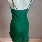 Free People Intimately Green Ruched Mini Dress Photo 2