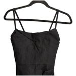 Stop Staring Black Sleeveless Bodycon Midi Dress Spaghetti Straps Size Small Photo 1