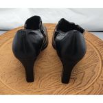 Franco Sarto Black Side Zip Shoes 2" heel Brazil Woman's Size 7.5M Photo 3