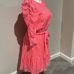 Lilly Pulitzer  Chianna silk dress in coral sands gold metallic silk size 10 NWT‎ Photo 2