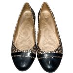 Crocs Cap Toe Leopard Print Ballet Flats Women’s size 7 Photo 1