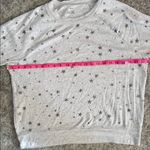 Aerie  Light Gray Starry Sweatshirt Photo 5
