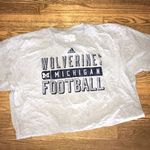 Adidas University Of Michigan Tee Gray Size XL Photo 0