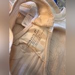 Free People Intimately  Body Suit Long Sleeve Cream Chain Link Stretch Knit NWT Photo 6