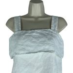 Quince  100% European Linen Square Neck Tank Top White Size XS Photo 4