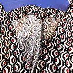 Free People  Nadia Mini Skirt Black Red Size 0 High Low Flowy Asymmetrical Boho Photo 6