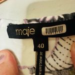 Maje Rafleur Large Floral Print Mini Puff Sleeve Baby Doll Mini Dress Size 40 Photo 5