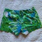 Lilly Pulitzer Green and Blue Women's Shorts size 2 Photo 1