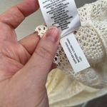 Lauren Ralph Lauren 1X White ivory Long Linen Crochet Cardigan Sweater Photo 12