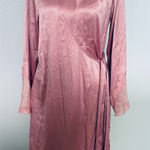 Victoria's Secret  Blush Satin Robe Photo 0