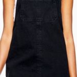 Topshop MOTO Black Overall Denim Dress Photo 1