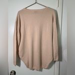 Eric Bompard cashmere beige oversized dolman sleeve lightweight sweater M Size M Photo 1