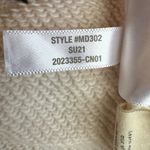 Madewell MWL Airterry V-Neck Sweatshirt Tee Womens Large Antique Cream Soft Cozy Photo 12