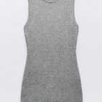ZARA gray knit mini dress Photo 0