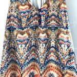 AQUA Printed Tank With Ribbon Straps Photo 2