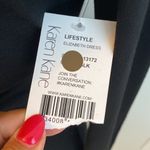 Karen Kane Black Elizabeth Shirred Front Dress Photo 5