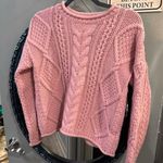 Madewell Pink Cable Knit Sweater. . Size XS. Photo 0
