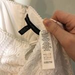 White House | Black Market NWOT White Crochet Dress Photo 7