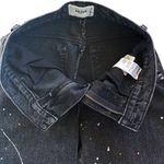 EUC Baldwin BLDWN Black Paint Splatter Karlie High Rise Crop Skinny Jeans 25 Photo 3