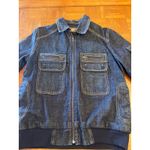 INSIGHT BOMBER CARGO FLIGHT DENIM JACKET MEDIUM Blue Photo 1