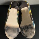Madden Girl Women’s  Kaboby platform peep toe pumps multicolored ikat fabric sz 6 Photo 5
