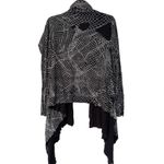 Lauren Moshi  Web Net Women’s Black Cardigan Size Small Photo 2