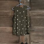 Sonoma  Large Woman’s Star‎ Olive Green Tank Top Sleeveless Pocket Photo 2