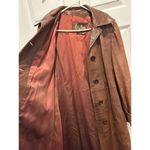 VTG Skin Gear Napa Y Ante Soft Brown Leather Dress Coat With Belt Size M Photo 11