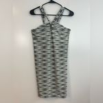 Athleta Kiki Printed Swim Halter Striped Dress Size Medium Photo 2