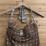 Tommy Bahama NWT  Size XS Halter Foam Cup Spa Dress Polka Dot Vacation Photo 1