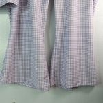 Like an angel  1X Mary Ann Gingham Check Capri Pants Set 2-Piece In Lavender Photo 3