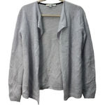 Boden Cardigan Sweater Small Gray Wool Mohair Open Front Photo 0