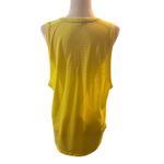 Under Armour  HeatGear Tank Top Yellow Sleeveless‎ Athletic Workout XL Photo 4