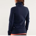 Lululemon Daily Yoga Zip Front Stretch Jacket Inkwell Navy Blue size 4 Photo 2