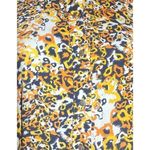 Womens Sleeveless Yellow Cheetah Animal Print Pleated Wanda Shirt Dress Size S Photo 2