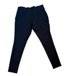 Tahari  Black Leggings with Scalloped Detail size XL Photo 1