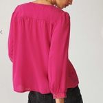 Ba&sh NWT REVOLVE X fushia pink ILO 3/4 sleeve embroidered blouse size XS Photo 1
