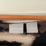 Chico's Chico’s Travelers Zebra Print Slinky Midi Dress. Size 20-22/ 4. Photo 4