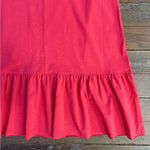 Lilla P Ruffle Sleeve Founce Hem Cotton Blend Dress ~ Size Small 💚🍄 Pink Photo 7