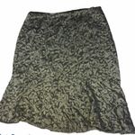International concepts  leaf print silk skirt Photo 0