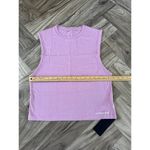 Alphalete  Women's Heavy Cotton Cut Off - Pastel Pink , Size Large Photo 5