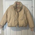 American Eagle reversible nylon fur puffer jacket Photo 0