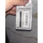 Wooden Ships  painted stripe tee white Beige Xs/s NWT Knit Relaxed Sweater Blouse Photo 3